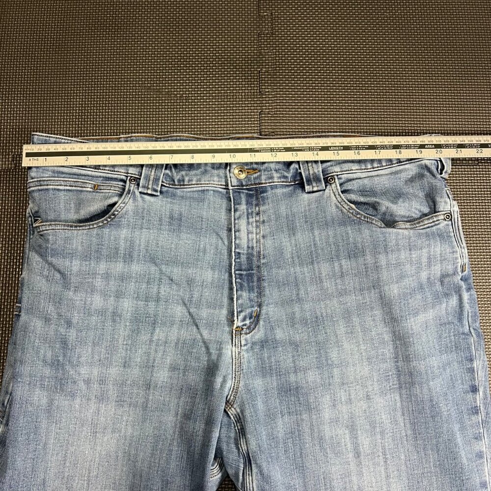 Duluth Ballroom Double Flex Relaxed Fit Jeans 42x32 Light Wash Made In Indonesia - Picture 5 of 6